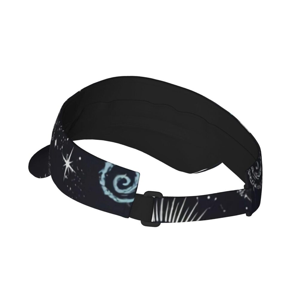 4414 Space Galaxy Constellation Sport Sun Visor Hat Adjustable Summer - Picture 2 of 8